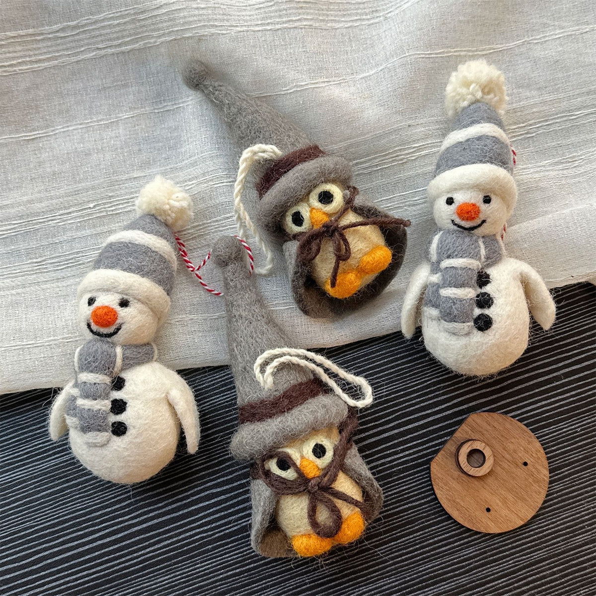 Handmade Felt Animal Hanging Ornament Bag Charm