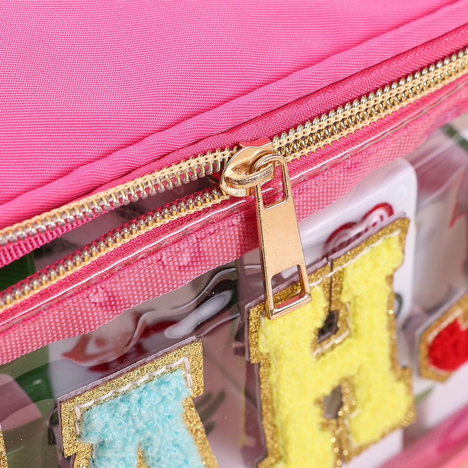 Transparent Mahjong Storage Bag Waterproof Cosmetic Organizer