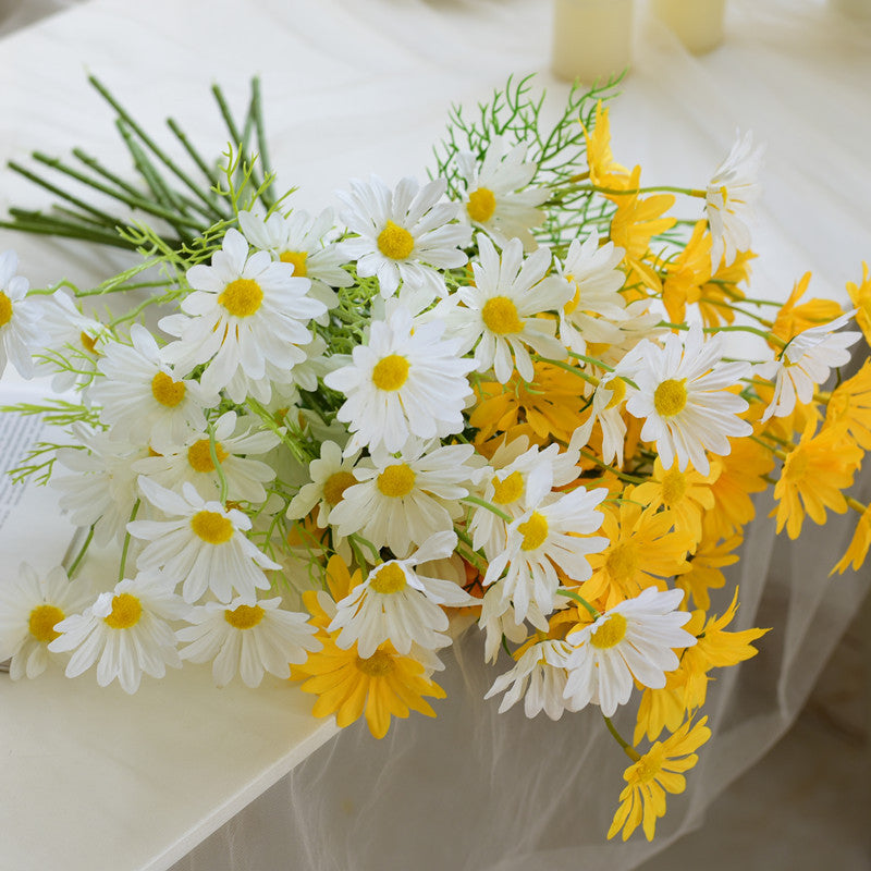 Faux Daisy Flower Stem Chamomile Floral Decor