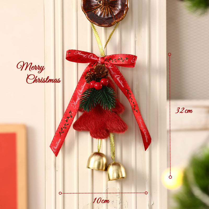 Christmas Hanging Bell Ornament Holiday Door Tree Decor