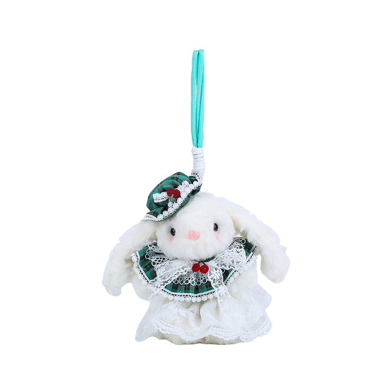 Cute Bunny Plush Keychain Bag Charm Gift Toy