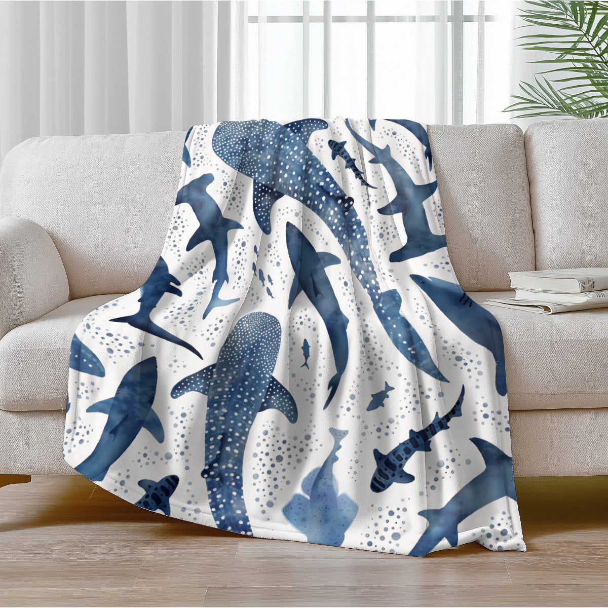 Valentine Flannel Throw Blanket Cozy Heart Print
