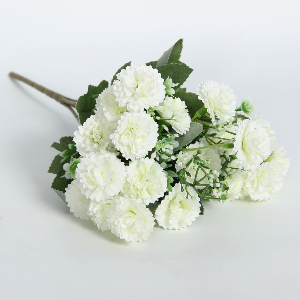 Silk Flower Bouquet Faux Floral Decorative Accent