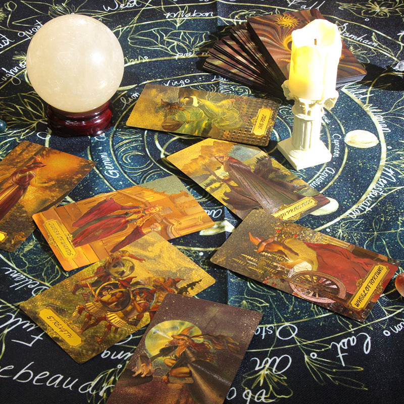 Classic Tarot Card Deck with Gift Box Mystical Divination Cards