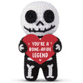 Handmade Crochet Skeleton Emotional Plush Halloween Gift