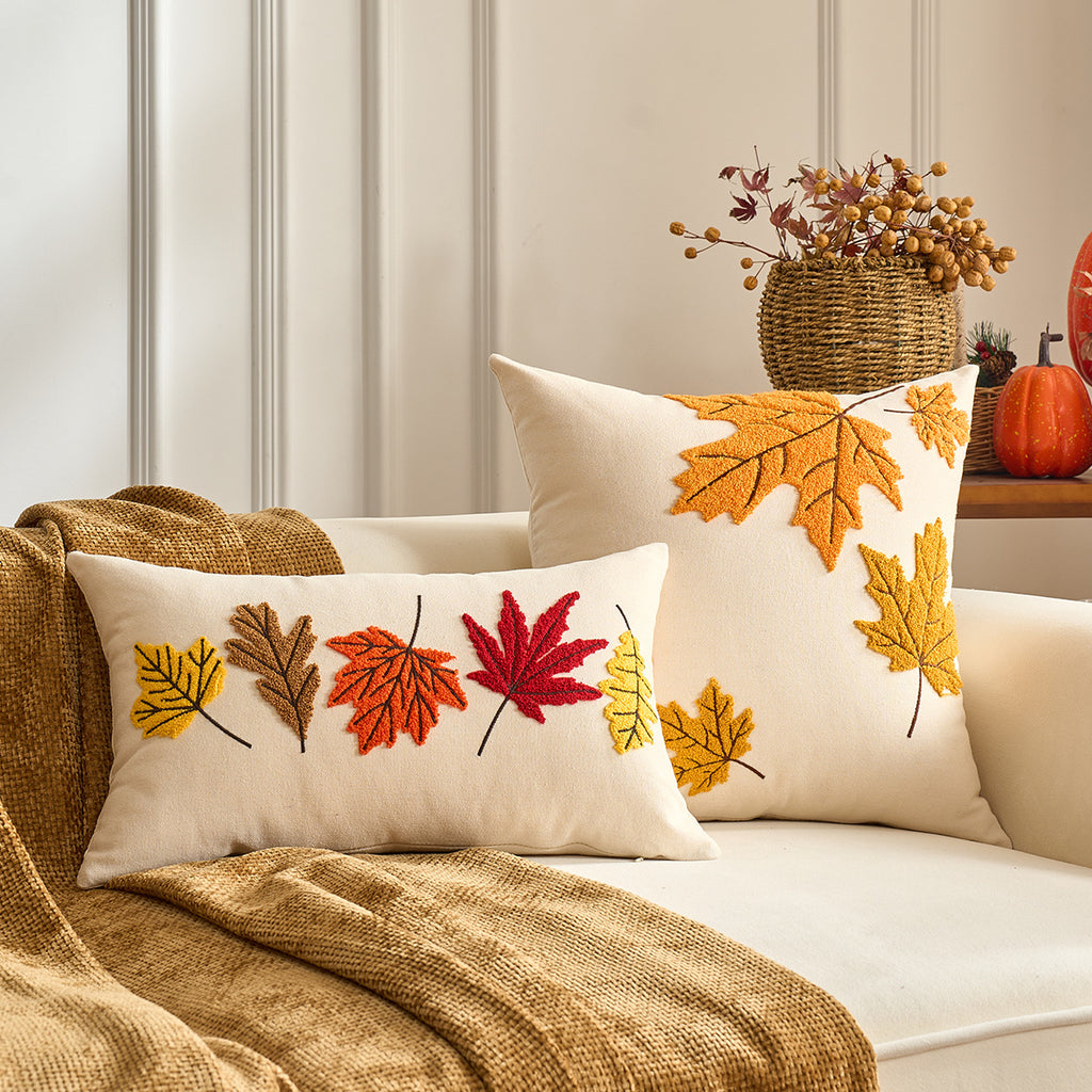 Fall Pumpkin Pillow Covers Halloween Thanksgiving Home Decor