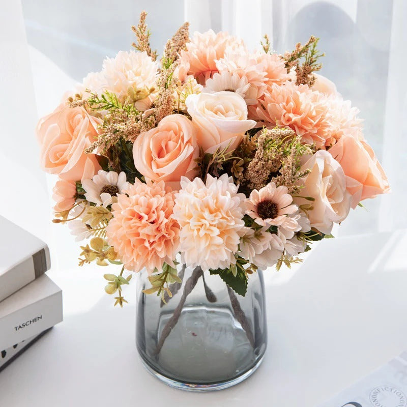 Valentine’s Day Romantic Artificial Rose Bouquet Decor