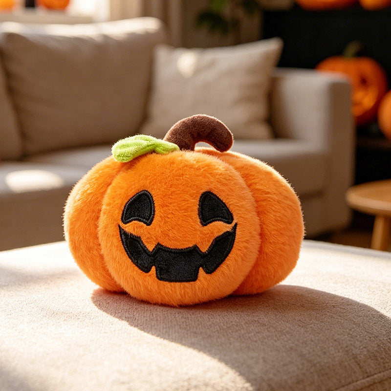 Halloween Plush Pumpkin Ghost Bat Doll Seasonal Decor