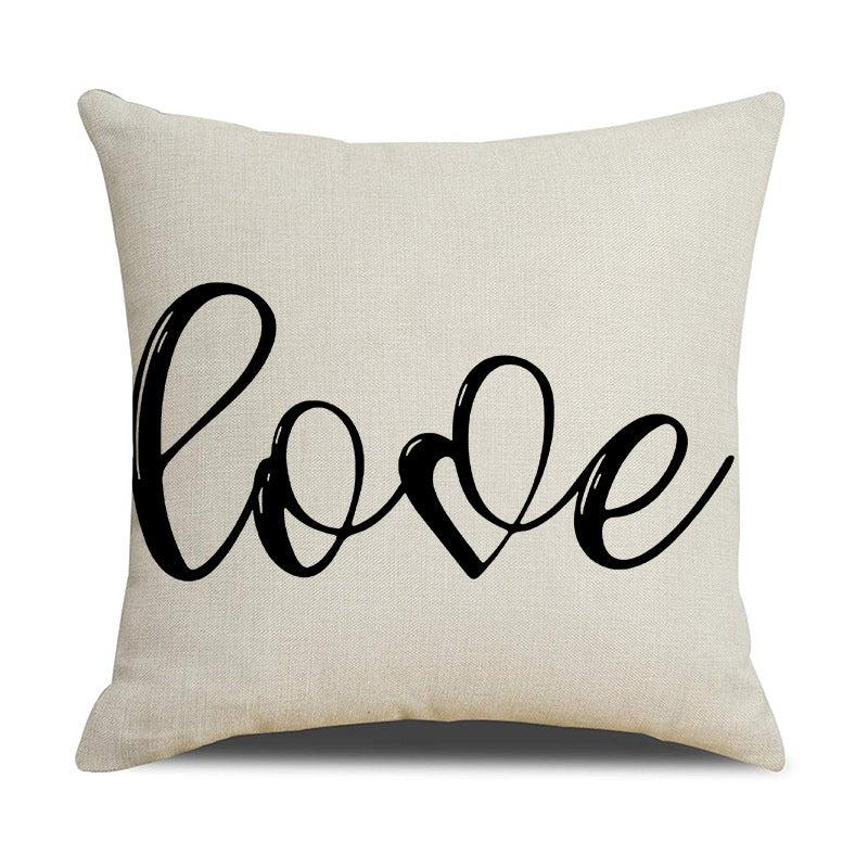 Valentine Red Heart Pillow Covers Buffalo Plaid Decorative