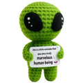Valentine’s Day Crochet Alien Plush Cute Positive Gift