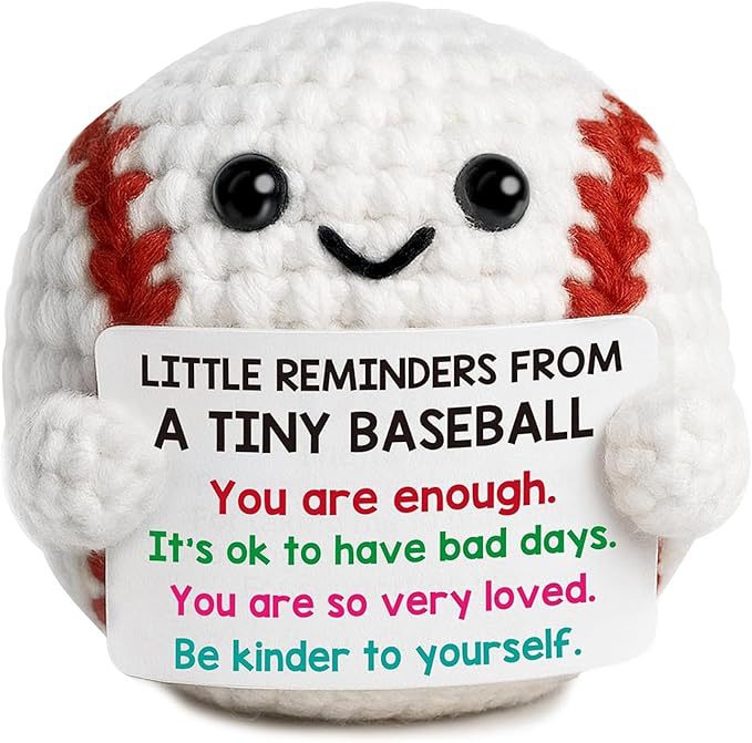 Handmade Crochet Sports Plush Emotional Gift Toy