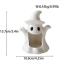 Ghost Candle Holder Halloween Decor for Tabletop Display