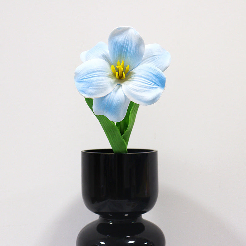 Artificial Magnolia Flower Bouquet Faux Floral Home Wedding Decor