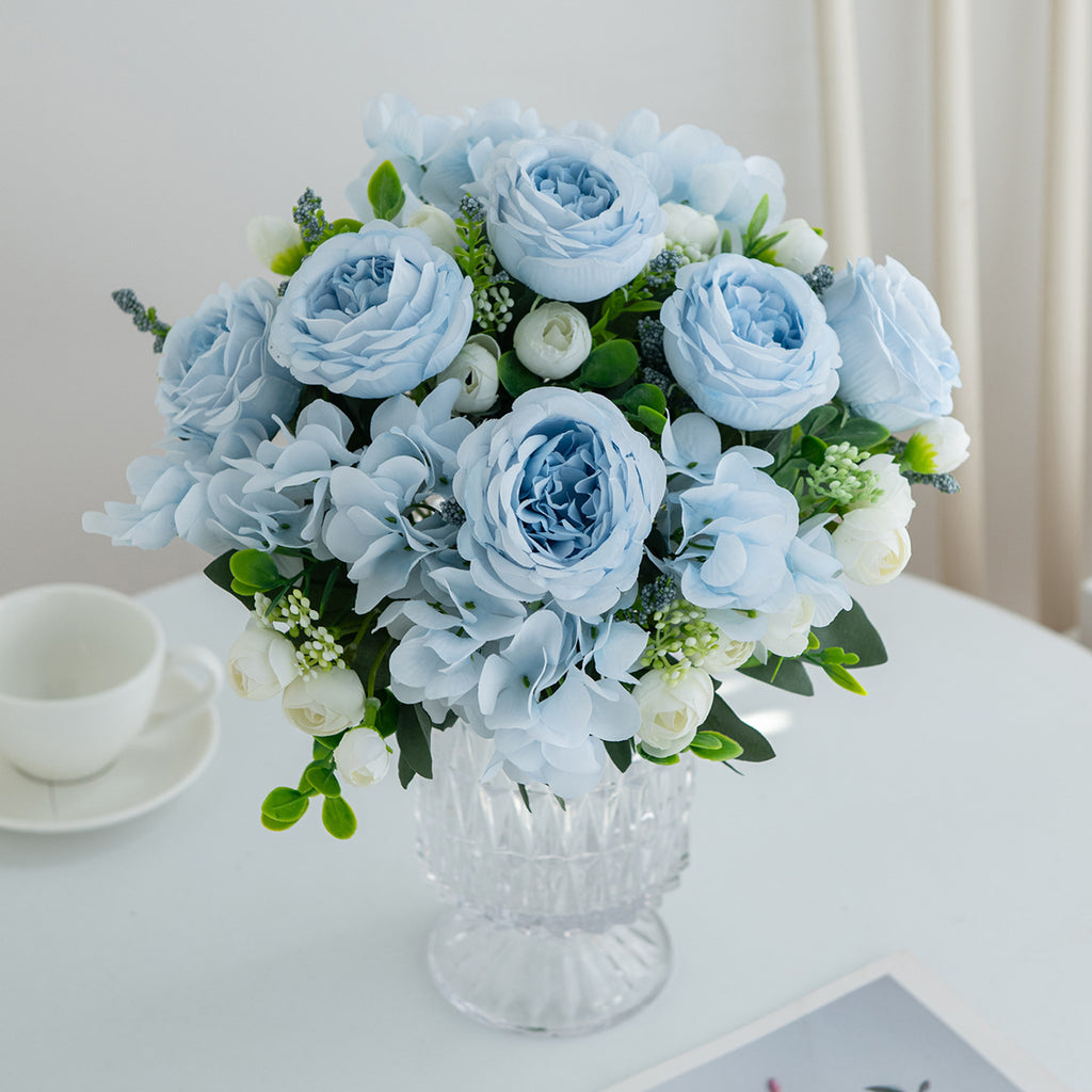 Valentine’s Day Peony Hydrangea Artificial Bouquet Decor