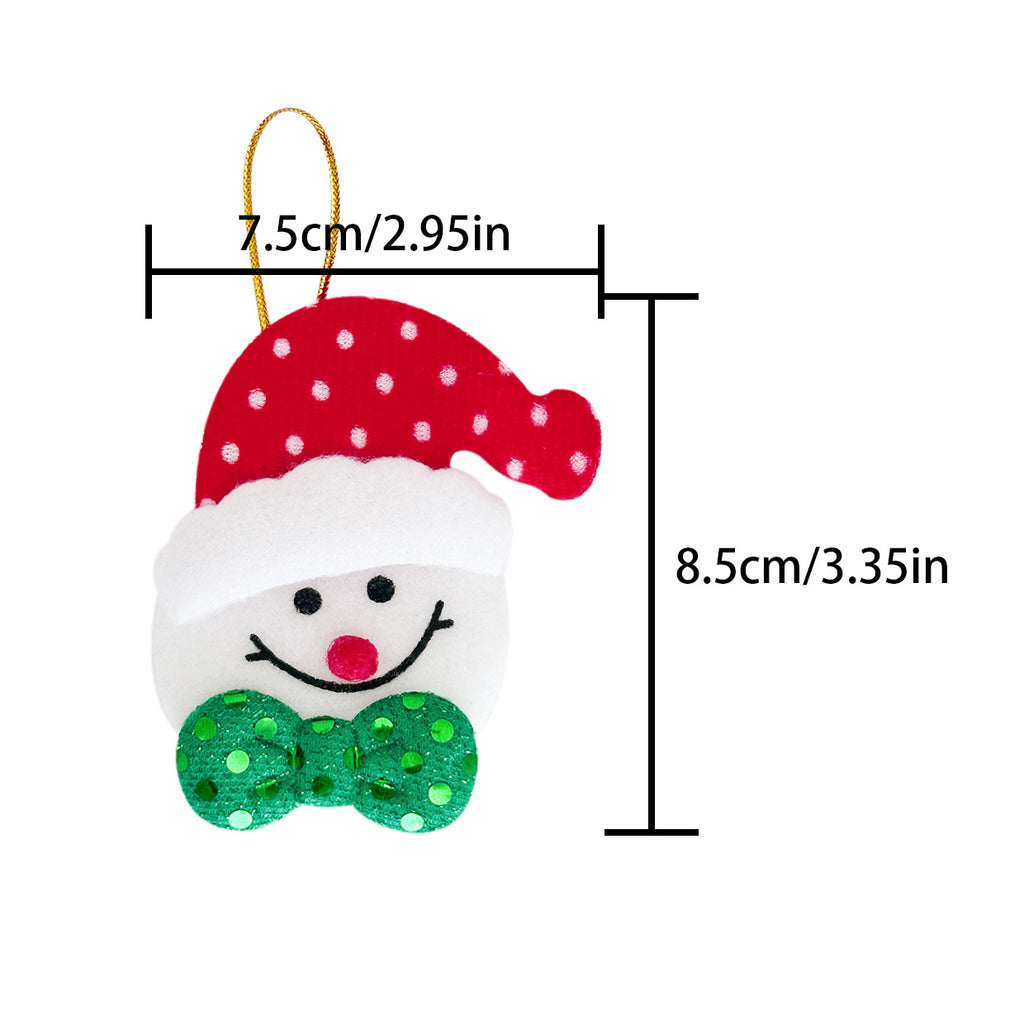 Fabric Christmas Ornaments Holiday Tree Decor