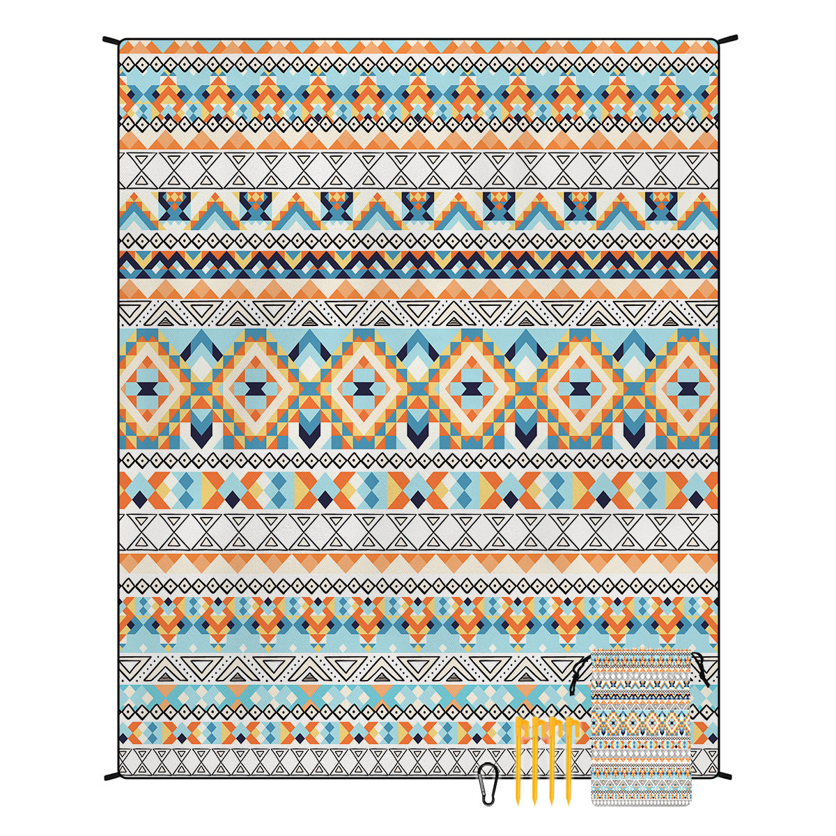 Boho Outdoor Picnic Blanket Beach Mat for Camping Travel
