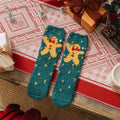 Christmas Coral Fleece Socks Cozy Holiday Winter Socks