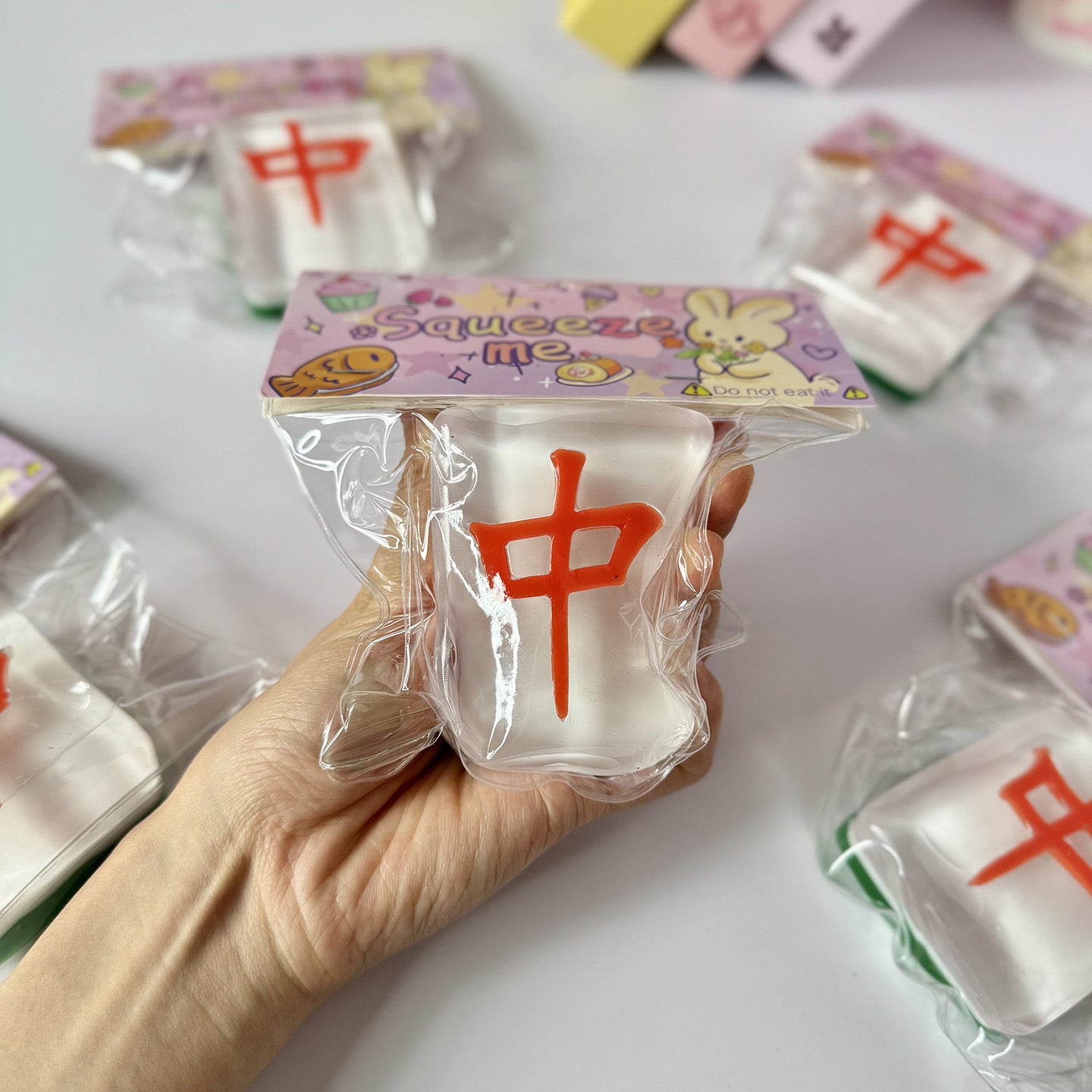 Mahjong Tile Squishy Slow Rising Stress Relief Toy