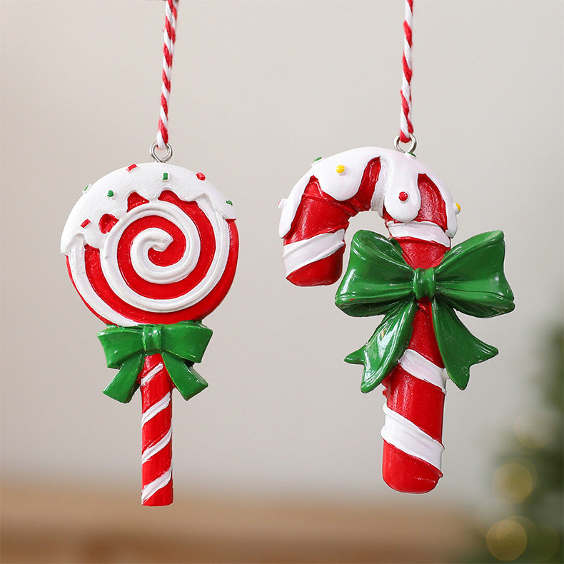 Christmas Resin Hanging Ornament Holiday Tree Decor Design