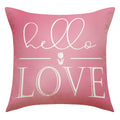 Valentine Tulip Print Linen Pillow Covers Spring Gift Decor