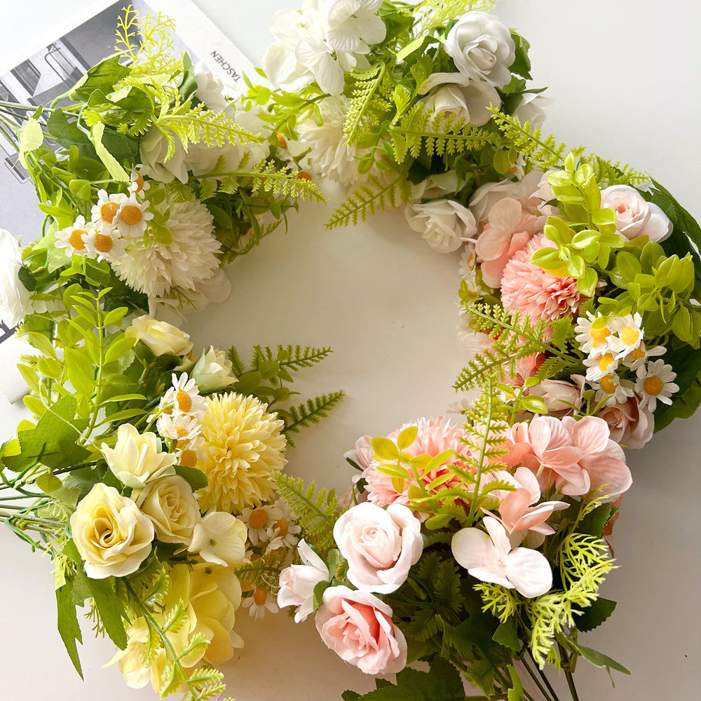 Valentine’s Day Faux Floral Bouquet Peony Daisy Decor