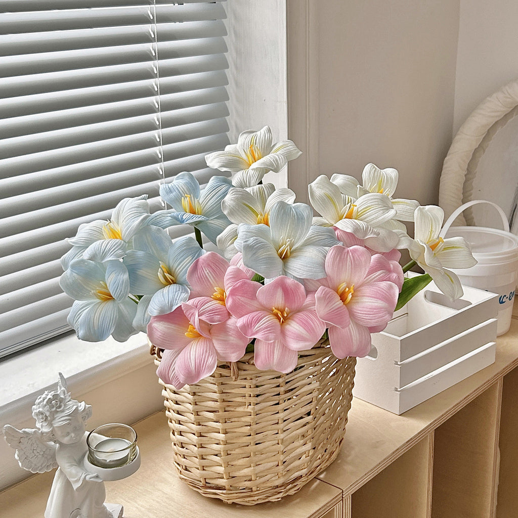 Artificial Flower Stem Faux Silk Floral Home Decor