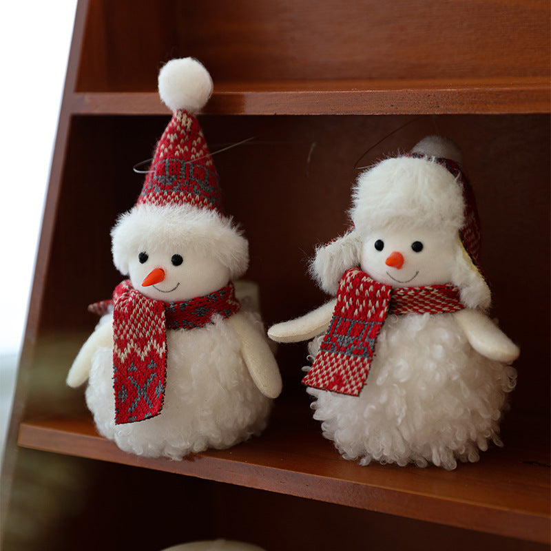 Felt Snowman Christmas Ornament Plush Decoration