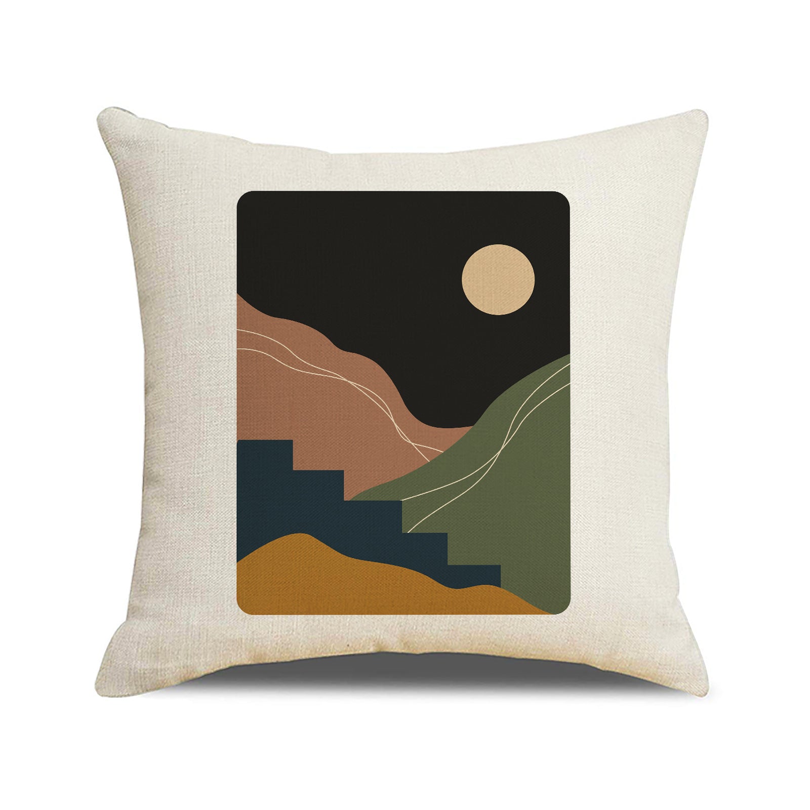 Boho Abstract Pillow Covers Modern Geometric Home Decor