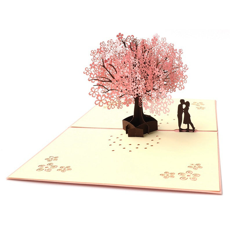 Valentine’s Day 3D Cherry Blossom Tree Romantic Card Gift