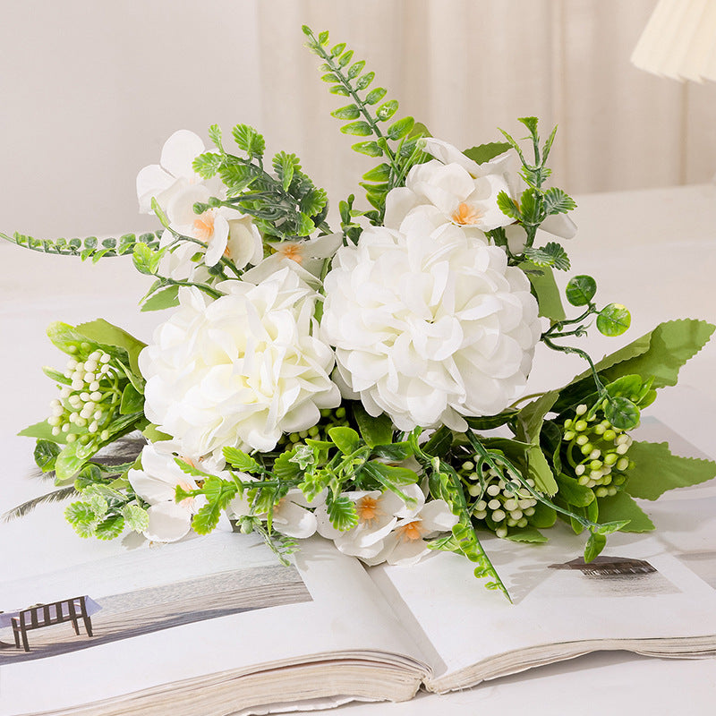 Valentine’s Day Hydrangea Mum Romantic Floral Arrangement