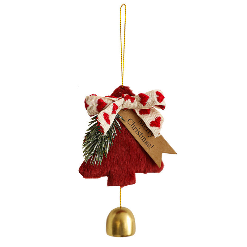 Plush Fabric Christmas Tree Hanging Ornament Decoration