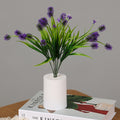 Purple Grass Flower Night Light Battery Powered Lamp