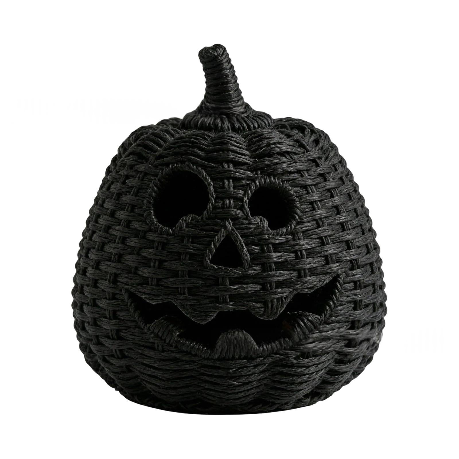 Halloween Resin Pumpkin Lantern Tabletop Decor