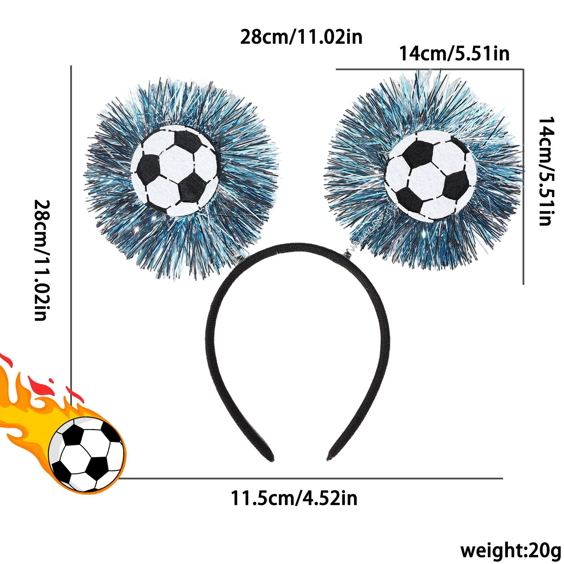 World Cup Football Headband Soccer Fan Party Accessory