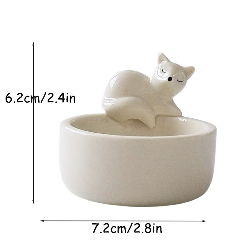 Ceramic Animal Candle Holder Cute Desktop Decor home decor