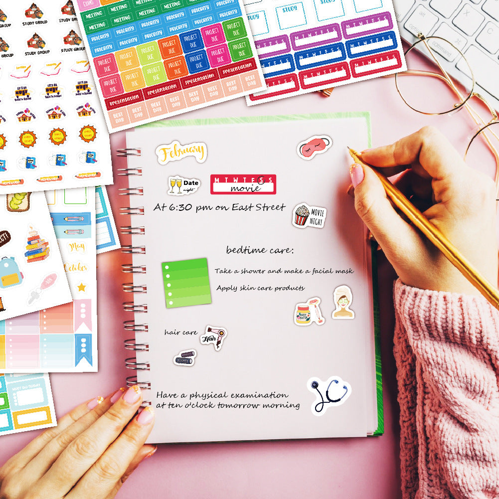 Planner Stickers Set 1441pcs Aesthetic Journal Kit