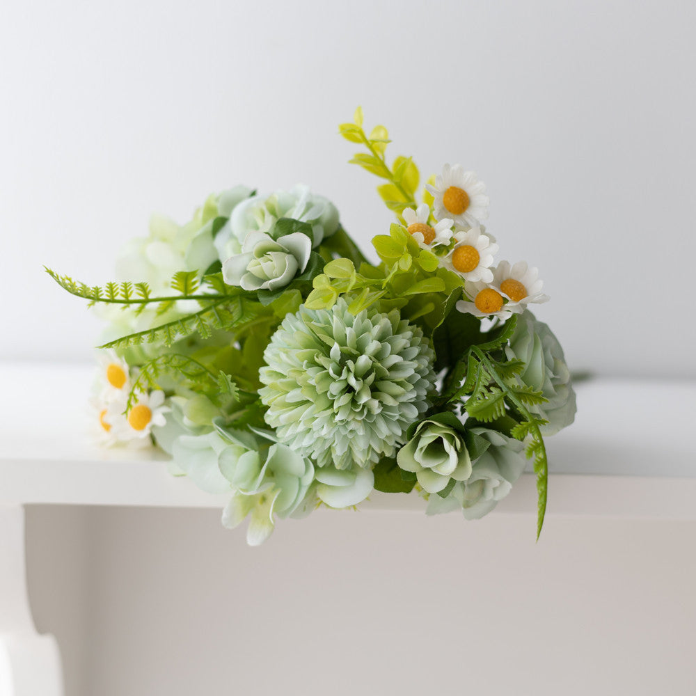 Valentine’s Day Faux Floral Bouquet Peony Daisy Decor