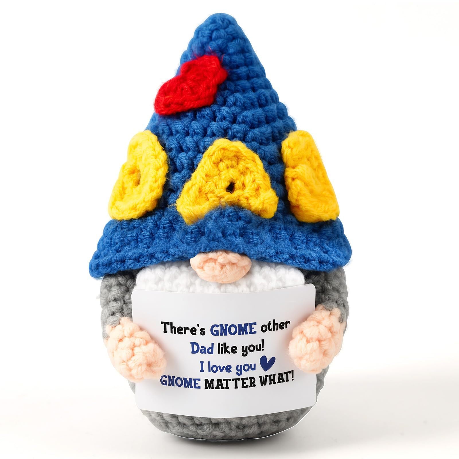 Handmade Crochet Gnome Plush Seasonal Gift Decor