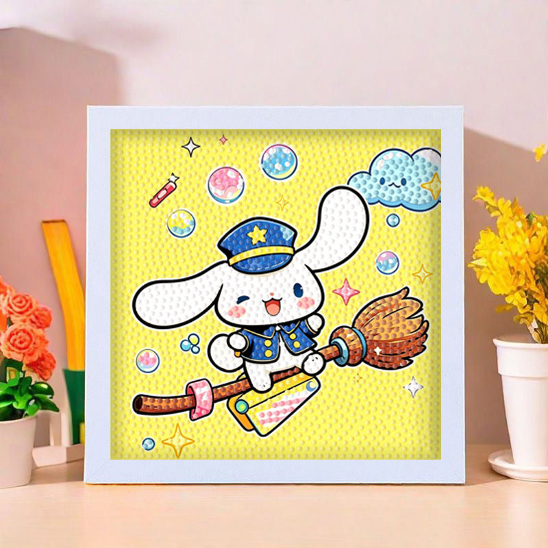 Cartoon Diamond Painting DIY Kit Framed Wall Art Craft