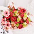 Valentine’s Day Rosebud Camellia Faux Floral Bouquet