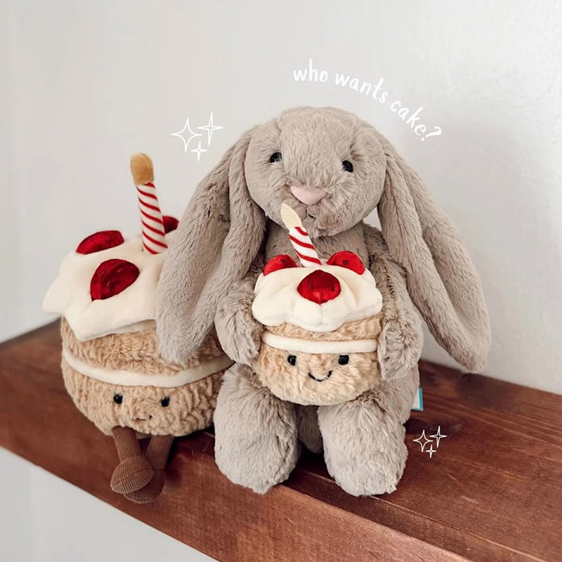 Cute Plush Bunny Toy Easter Rabbit Stuffed Doll Gift