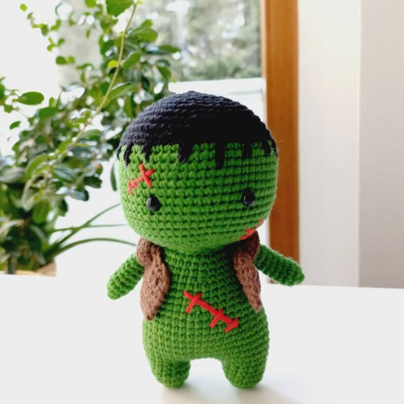 Handmade Crochet Halloween Plush Character Decor