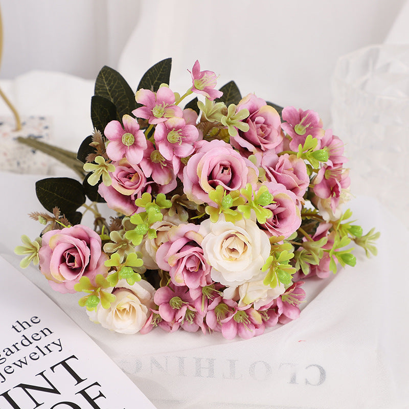 Valentine’s Day Polka Dot Hydrangea Rose Artificial Bouquet