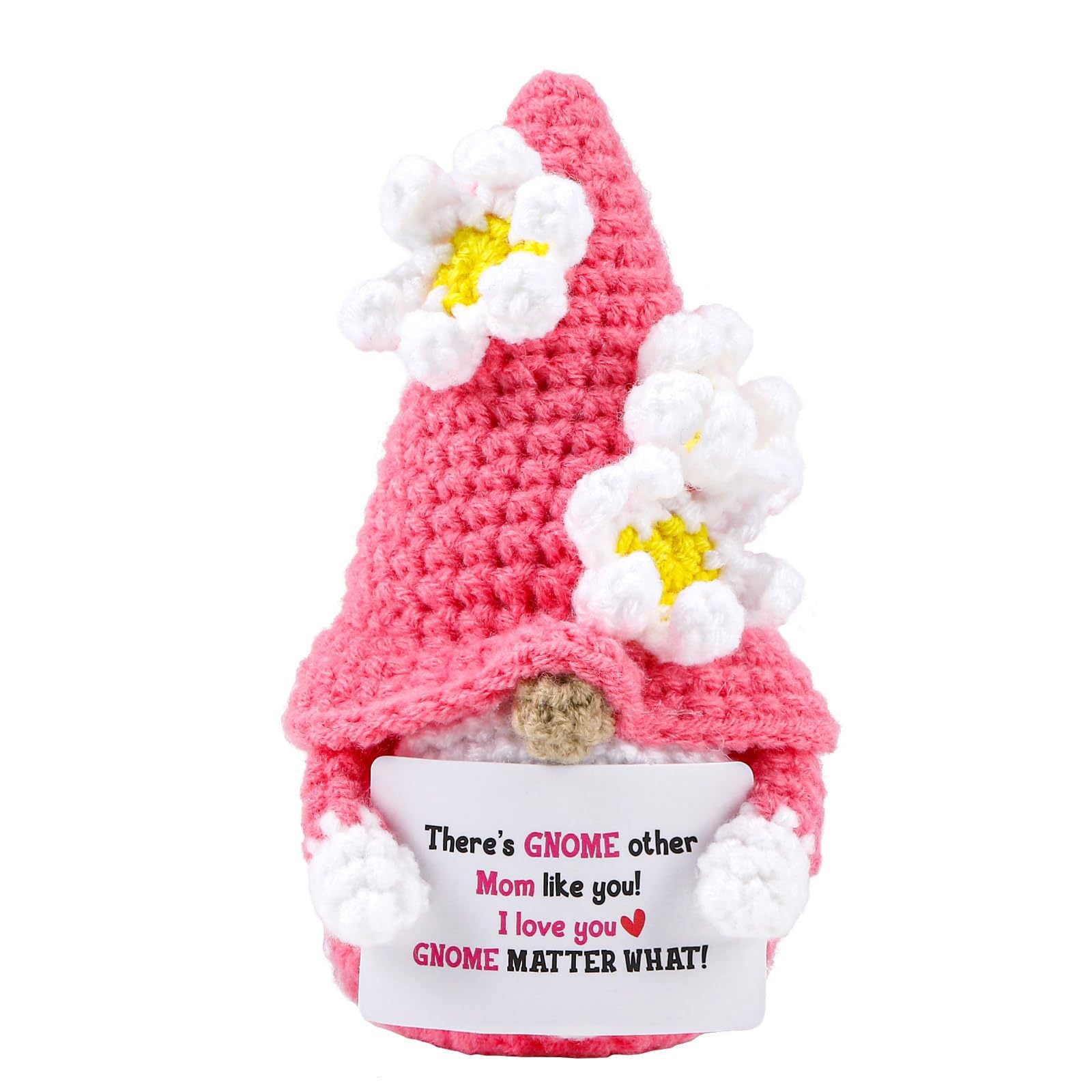 Handmade Crochet Gnome Plush Seasonal Gift Decor