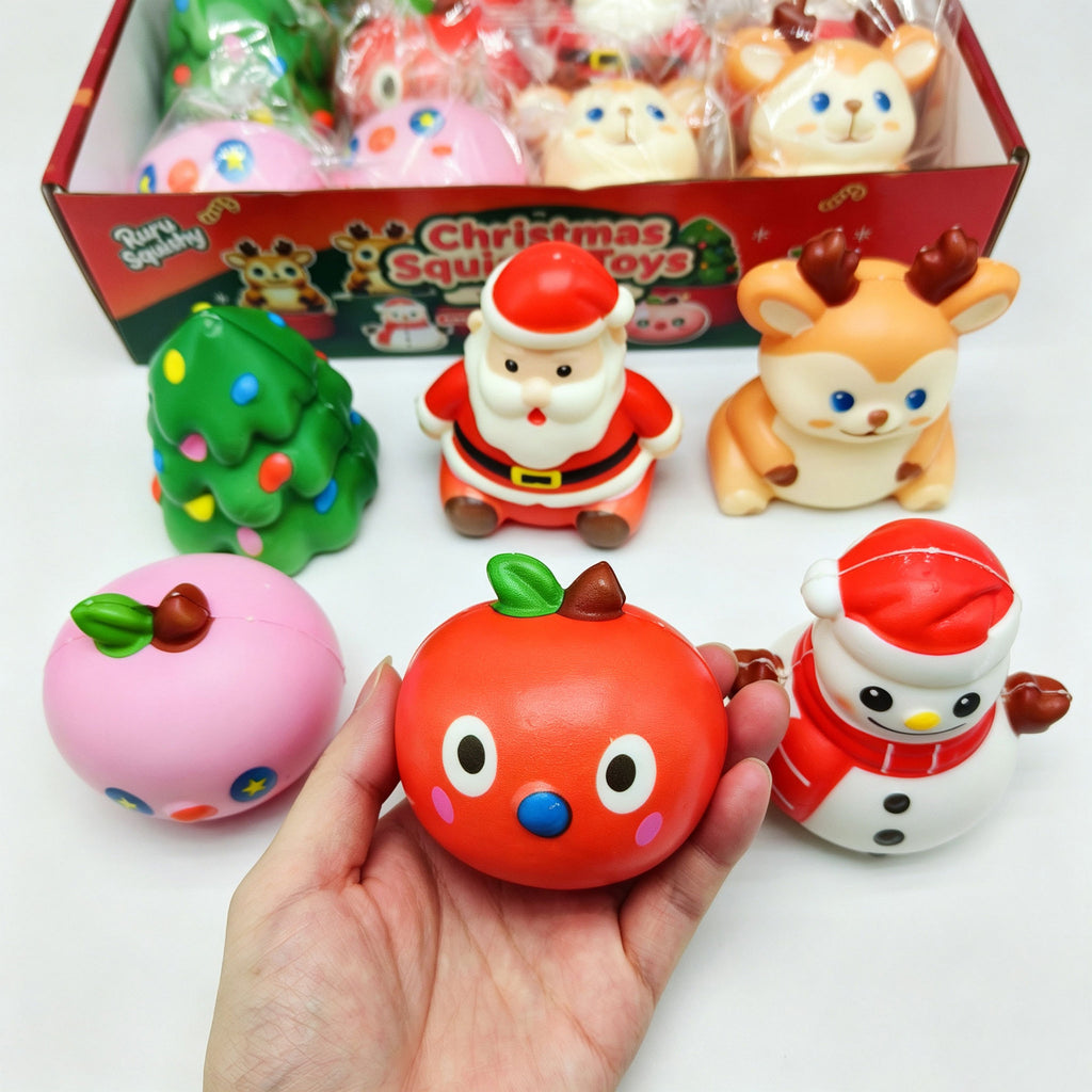 Christmas Slow Rising Squishy Toy PU Fidget Stress Relief Gift