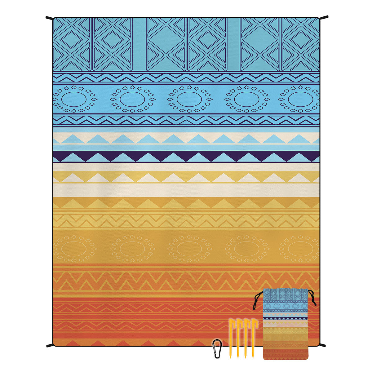 Boho Outdoor Picnic Blanket Beach Mat for Camping Travel