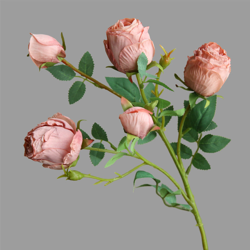 Valentine’s Day Faux Rose Bouquet Silk Flowers Home Decor