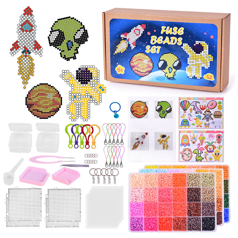 2.6mm Fuse Beads DIY Craft Kit Pixel Art Set