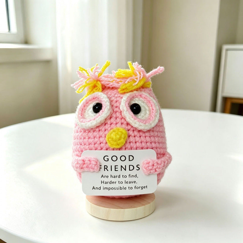 Handmade Crochet Animal Figurine Desk Ornament Home Decor