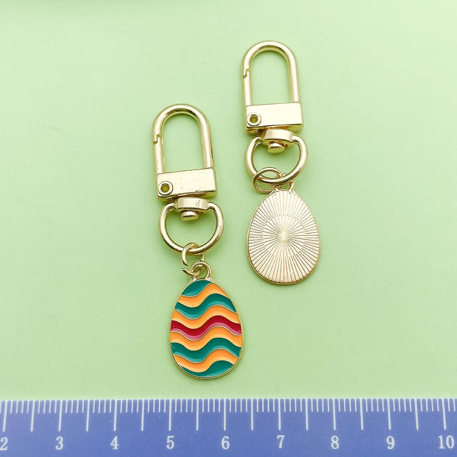 Easter Egg Alloy Keychain Bag Charm Cute Gift